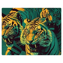 Tiger Premium Plush Fleece Blanket (medium) by danenraven