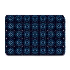 Blue Floral Pattern Geometric Pattern Plate Mats by danenraven