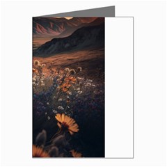 Mountains Flowers Flora Botany Nature Greeting Cards (pkg Of 8)