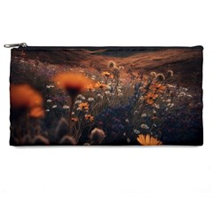 Mountains Flowers Flora Botany Nature Pencil Case by danenraven