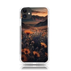 Mountains Flowers Flora Botany Nature Iphone 11 Tpu Uv Print Case by danenraven