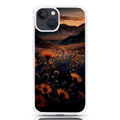 Mountains Flowers Flora Botany Nature Iphone 13 Tpu Uv Print Case by danenraven