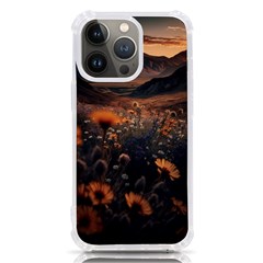 Mountains Flowers Flora Botany Nature Iphone 13 Pro Tpu Uv Print Case by danenraven