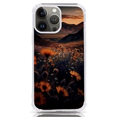 Mountains Flowers Flora Botany Nature Iphone 13 Pro Max Tpu Uv Print Case by danenraven