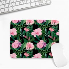 Flower Roses Pattern Floral Nature Small Mousepad by danenraven