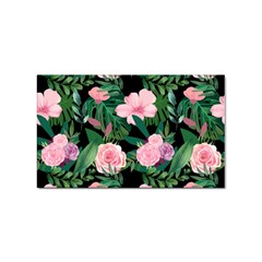 Flower Roses Pattern Floral Nature Sticker Rectangular (10 Pack) by danenraven