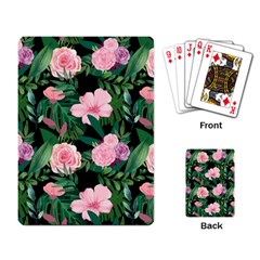 Flower Roses Pattern Floral Nature Playing Cards Single Design (rectangle)