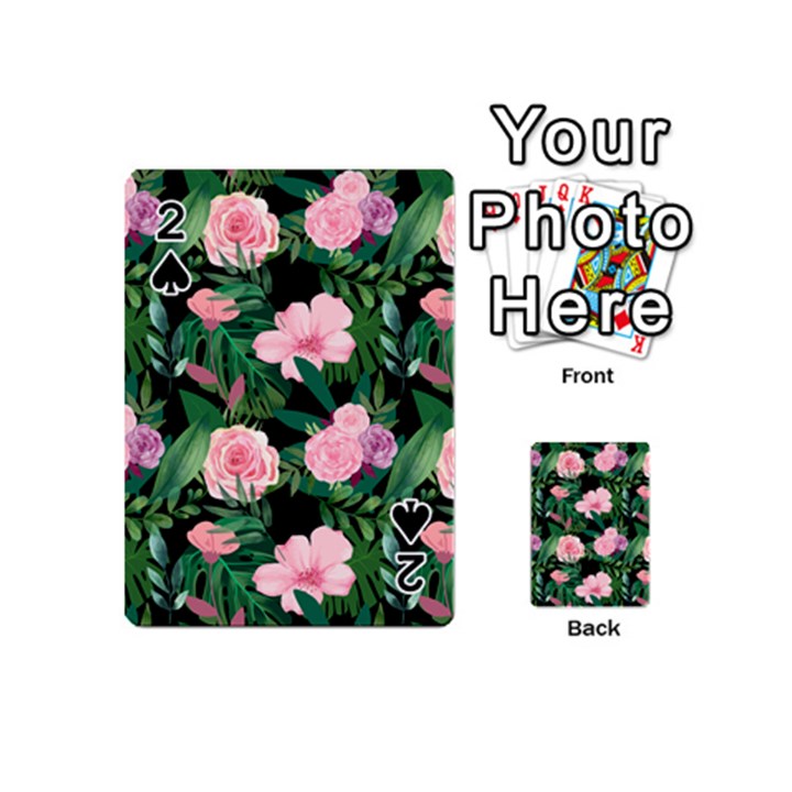 Flower Roses Pattern Floral Nature Playing Cards 54 Designs (Mini)