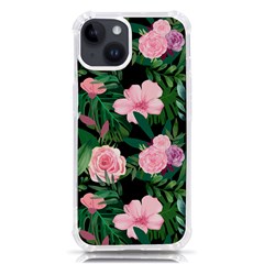 Flower Roses Pattern Floral Nature Iphone 14 Tpu Uv Print Case by danenraven