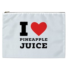 I Love Pineapple Juice Cosmetic Bag (xxl) by ilovewhateva