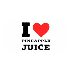 I Love Pineapple Juice Satin Wrap 35  X 70  by ilovewhateva