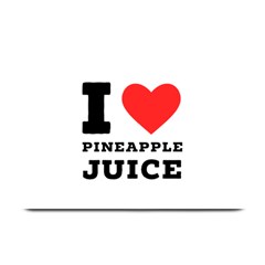 I Love Pineapple Juice Plate Mats by ilovewhateva