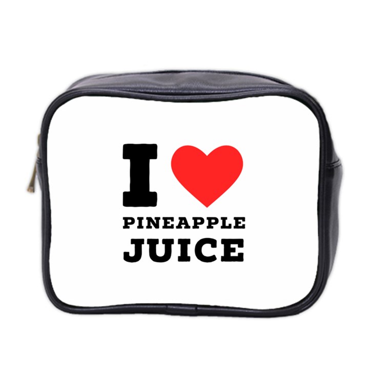 I love pineapple juice Mini Toiletries Bag (Two Sides)