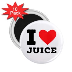 I Love Juice 2 25  Magnets (10 Pack)  by ilovewhateva