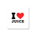 I love juice Square Magnet Front