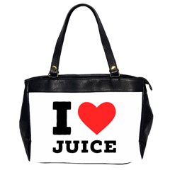 I Love Juice Oversize Office Handbag (2 Sides) by ilovewhateva