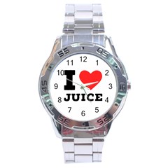 I Love Juice Stainless Steel Analogue Watch by ilovewhateva