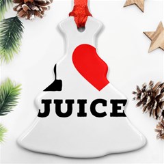 I Love Juice Ornament (christmas Tree)  by ilovewhateva