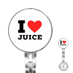 I Love Juice Stainless Steel Nurses Watch by ilovewhateva