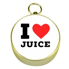 I Love Juice Gold Compasses by ilovewhateva