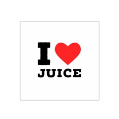 I Love Juice Satin Bandana Scarf 22  X 22  by ilovewhateva