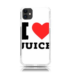 I Love Juice Iphone 11 Tpu Uv Print Case by ilovewhateva