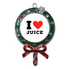 I Love Juice Metal X mas Lollipop With Crystal Ornament by ilovewhateva