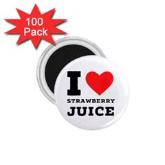 I Love Strawberry Juice 1 75  Magnets (100 Pack)  by ilovewhateva