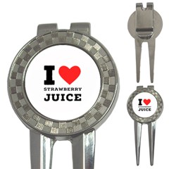 I Love Strawberry Juice 3-in-1 Golf Divots by ilovewhateva