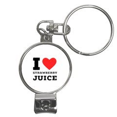 I Love Strawberry Juice Nail Clippers Key Chain by ilovewhateva