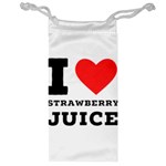 I love strawberry juice Jewelry Bag Front