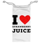 I love strawberry juice Jewelry Bag Back