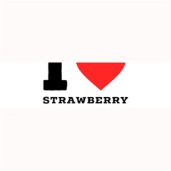 I Love Strawberry Juice Large Bar Mat by ilovewhateva