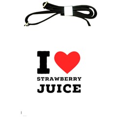 I Love Strawberry Juice Shoulder Sling Bag by ilovewhateva