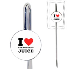 I Love Strawberry Juice Book Mark by ilovewhateva