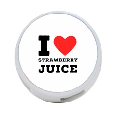 I Love Strawberry Juice 4-port Usb Hub (two Sides) by ilovewhateva