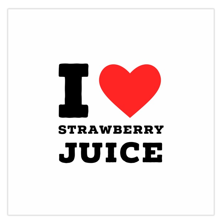 I love strawberry juice Square Satin Scarf (36  x 36 )