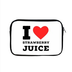 I Love Strawberry Juice Apple Macbook Pro 15  Zipper Case by ilovewhateva