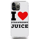 I love strawberry juice iPhone 13 Pro Max TPU UV Print Case Front