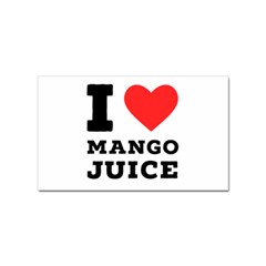 I Love Mango Juice  Sticker Rectangular (10 Pack) by ilovewhateva