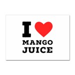 I love mango juice  Sticker A4 (100 pack) Front