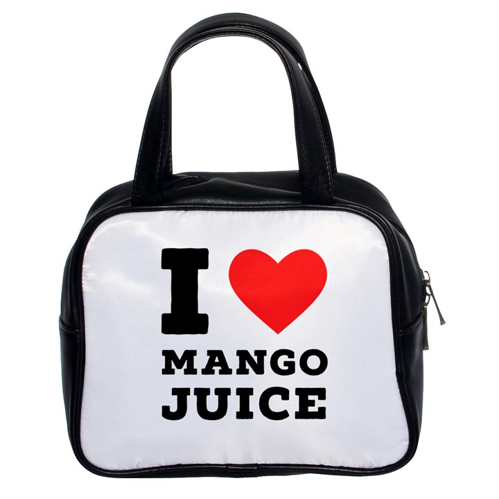 I love mango juice  Classic Handbag (Two Sides)