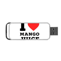 I Love Mango Juice  Portable Usb Flash (two Sides) by ilovewhateva