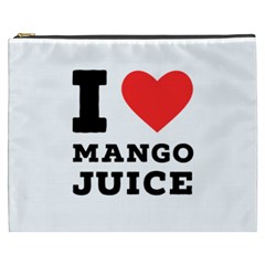 I Love Mango Juice  Cosmetic Bag (xxxl) by ilovewhateva