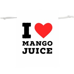 I Love Mango Juice  Lightweight Drawstring Pouch (xl) by ilovewhateva