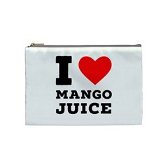 I Love Mango Juice  Cosmetic Bag (medium) by ilovewhateva