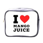 I love mango juice  Mini Toiletries Bag (One Side) Front