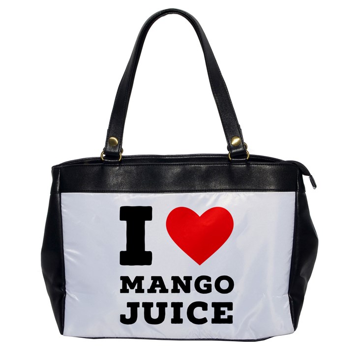 I love mango juice  Oversize Office Handbag