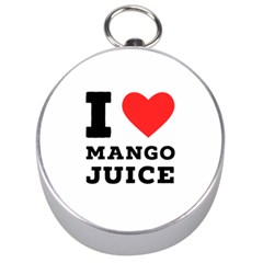 I Love Mango Juice  Silver Compasses by ilovewhateva