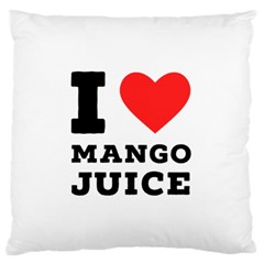 I Love Mango Juice  Standard Premium Plush Fleece Cushion Case (one Side) by ilovewhateva